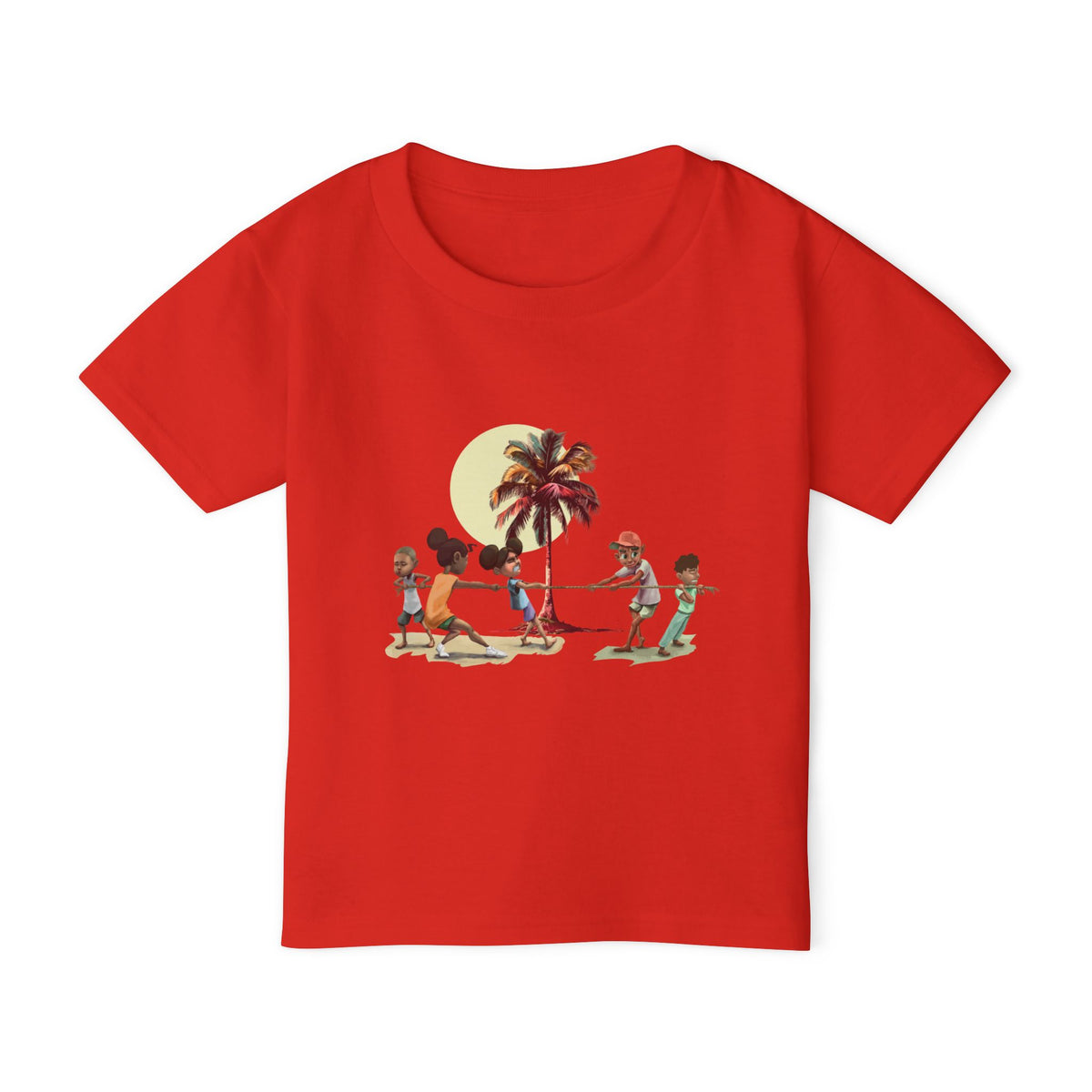 Team Spirit Tug of War Toddler Tee