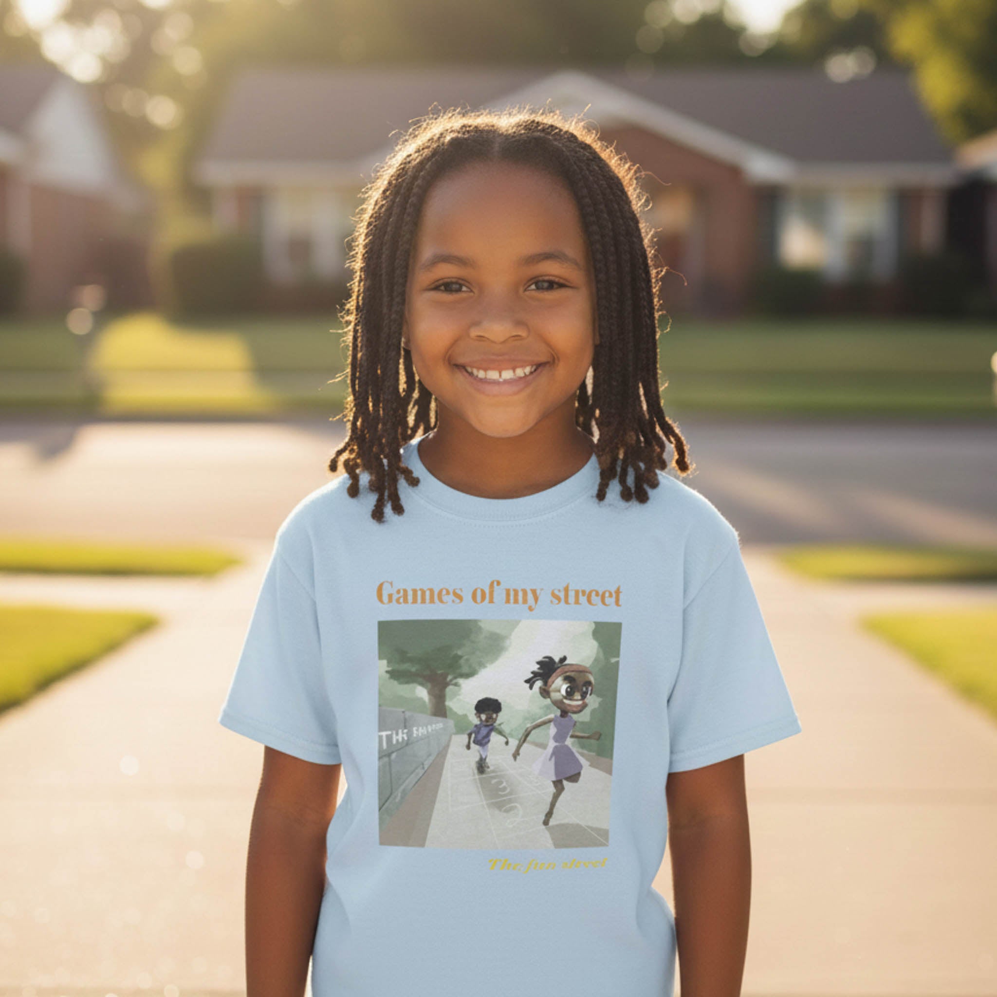 Hopscotch Morning Kids Tee