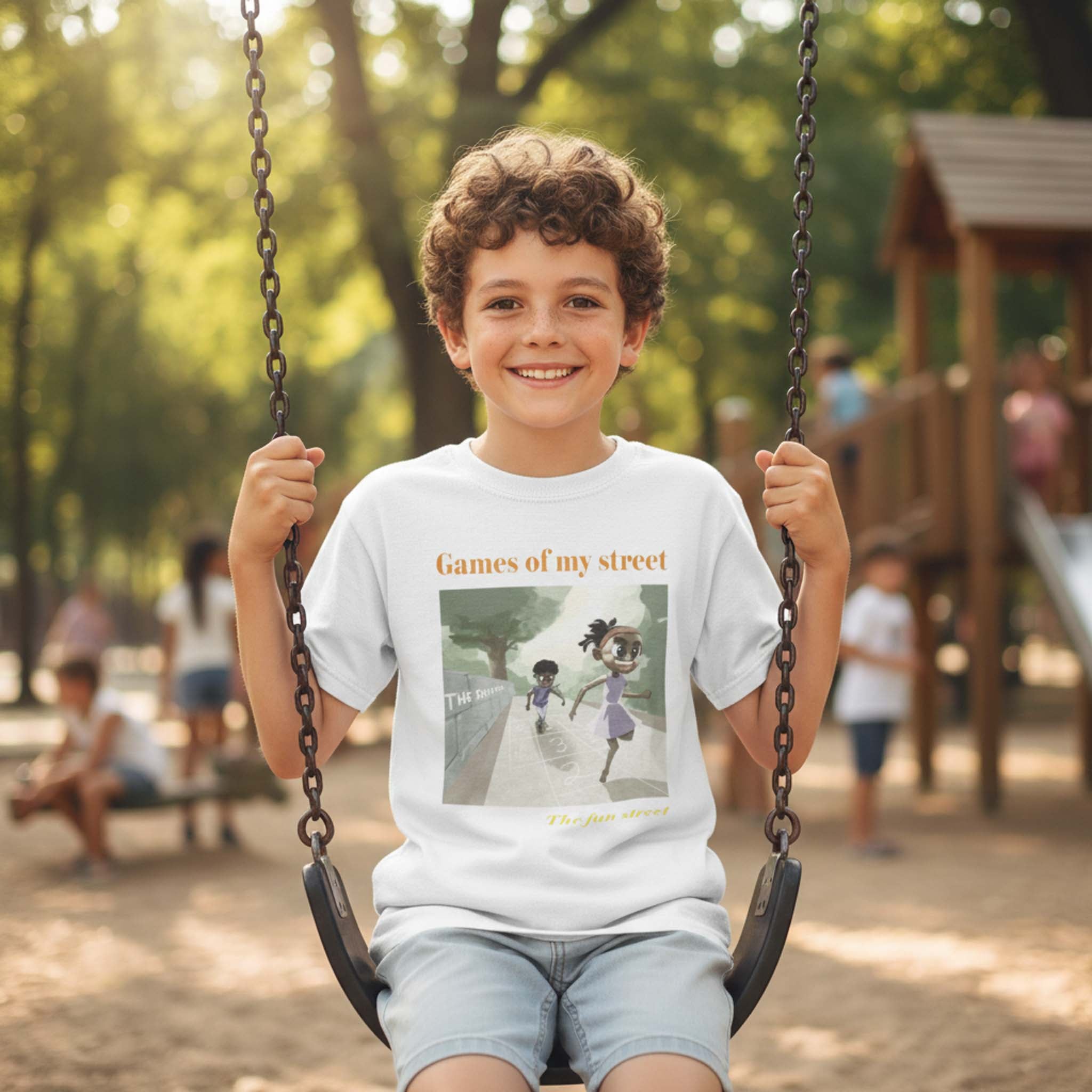 Hopscotch Morning Kids Tee