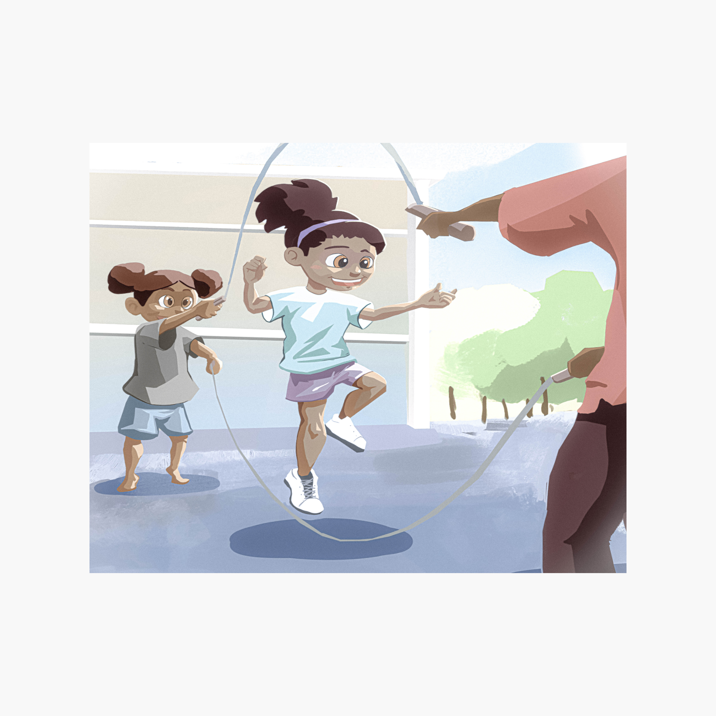 Jump Rope Joy Kids Tee