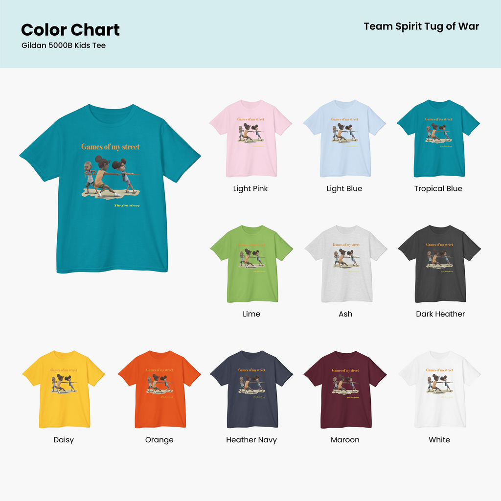 Team Spirit Tug of War Kids Tee