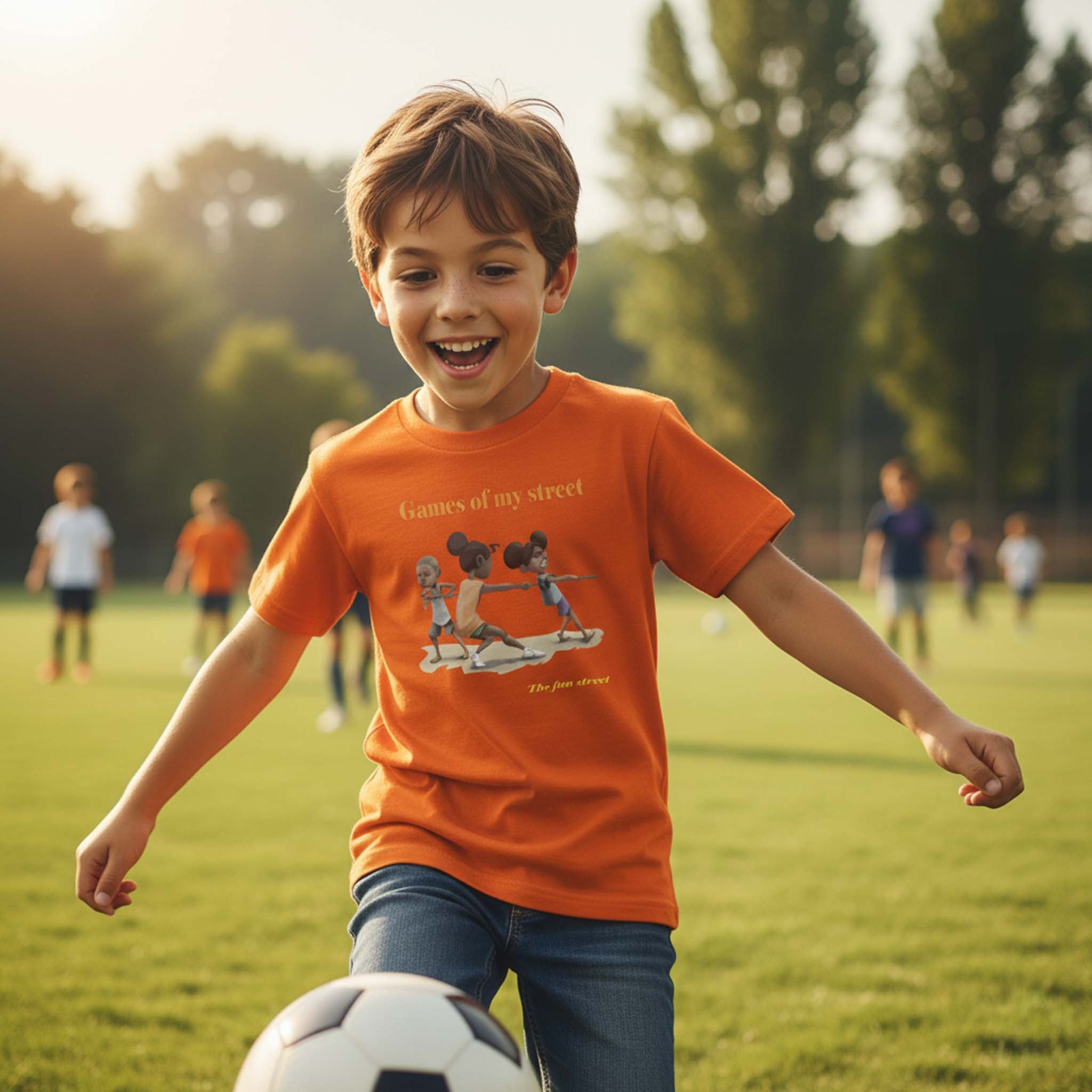 Team Spirit Tug of War Kids Tee