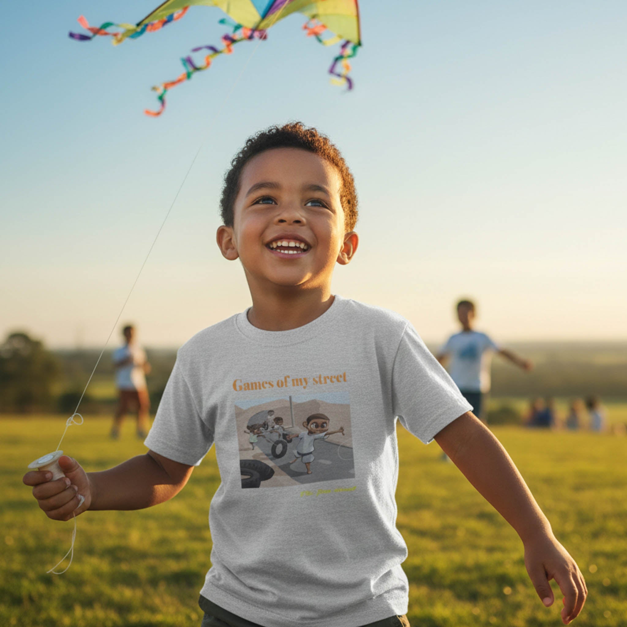 Tyre Run Challenge Kids Tee