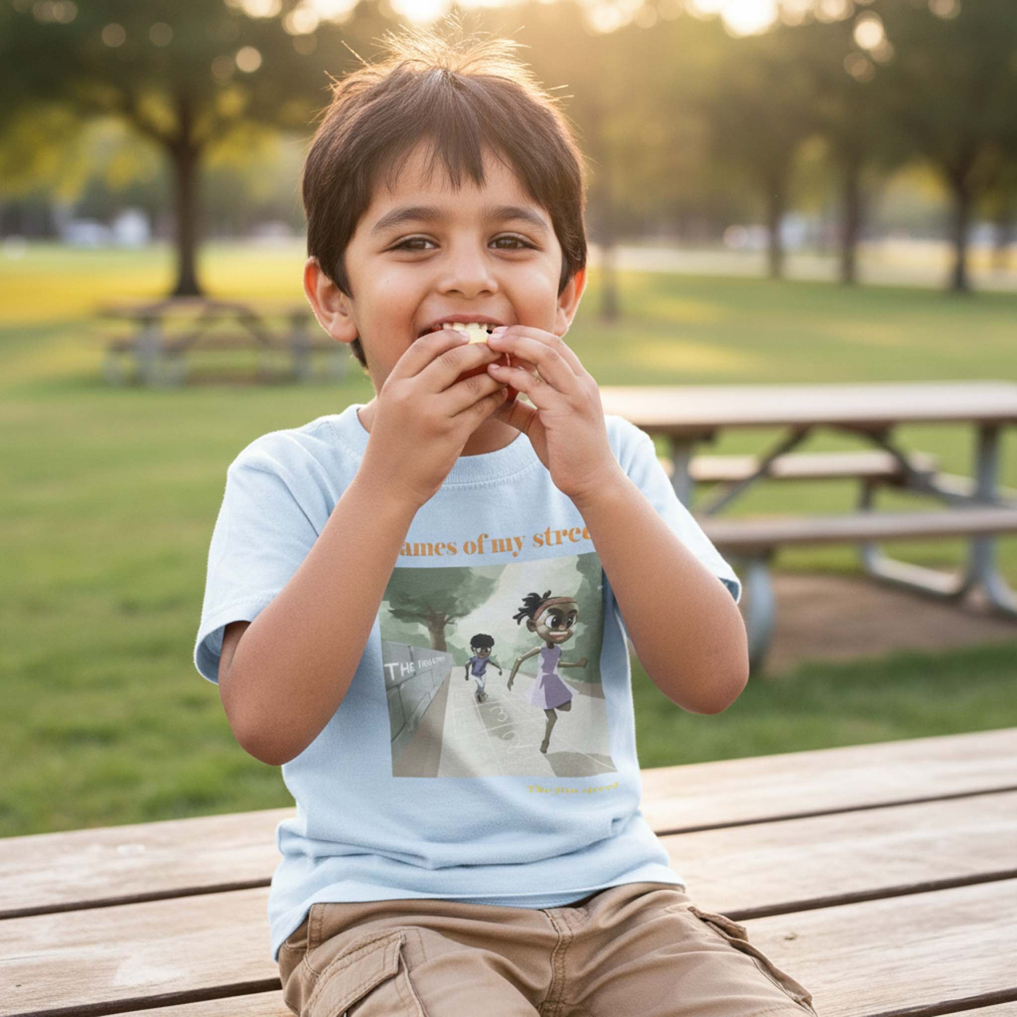 Hopscotch Morning Toddler Tee