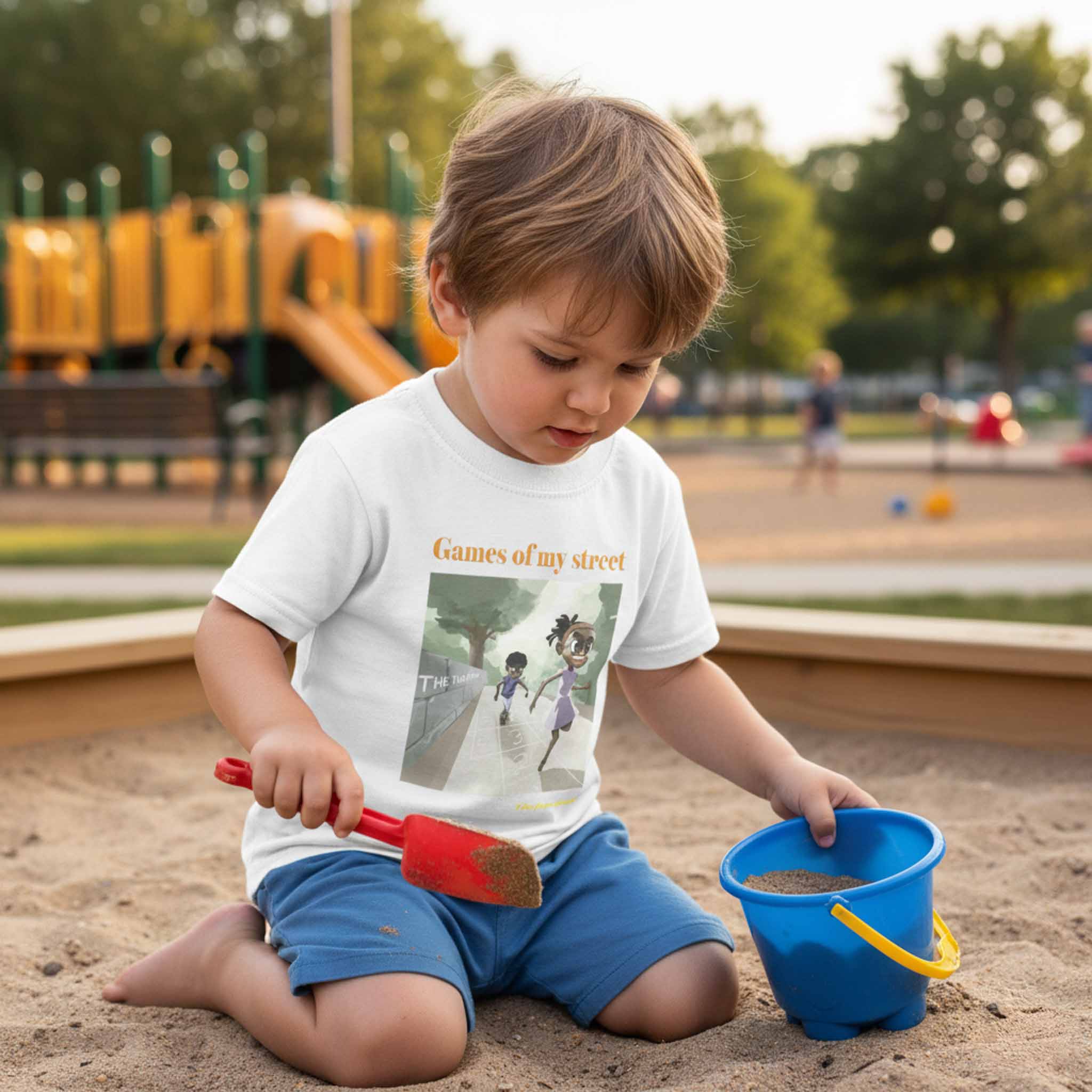 Hopscotch Morning Toddler Tee