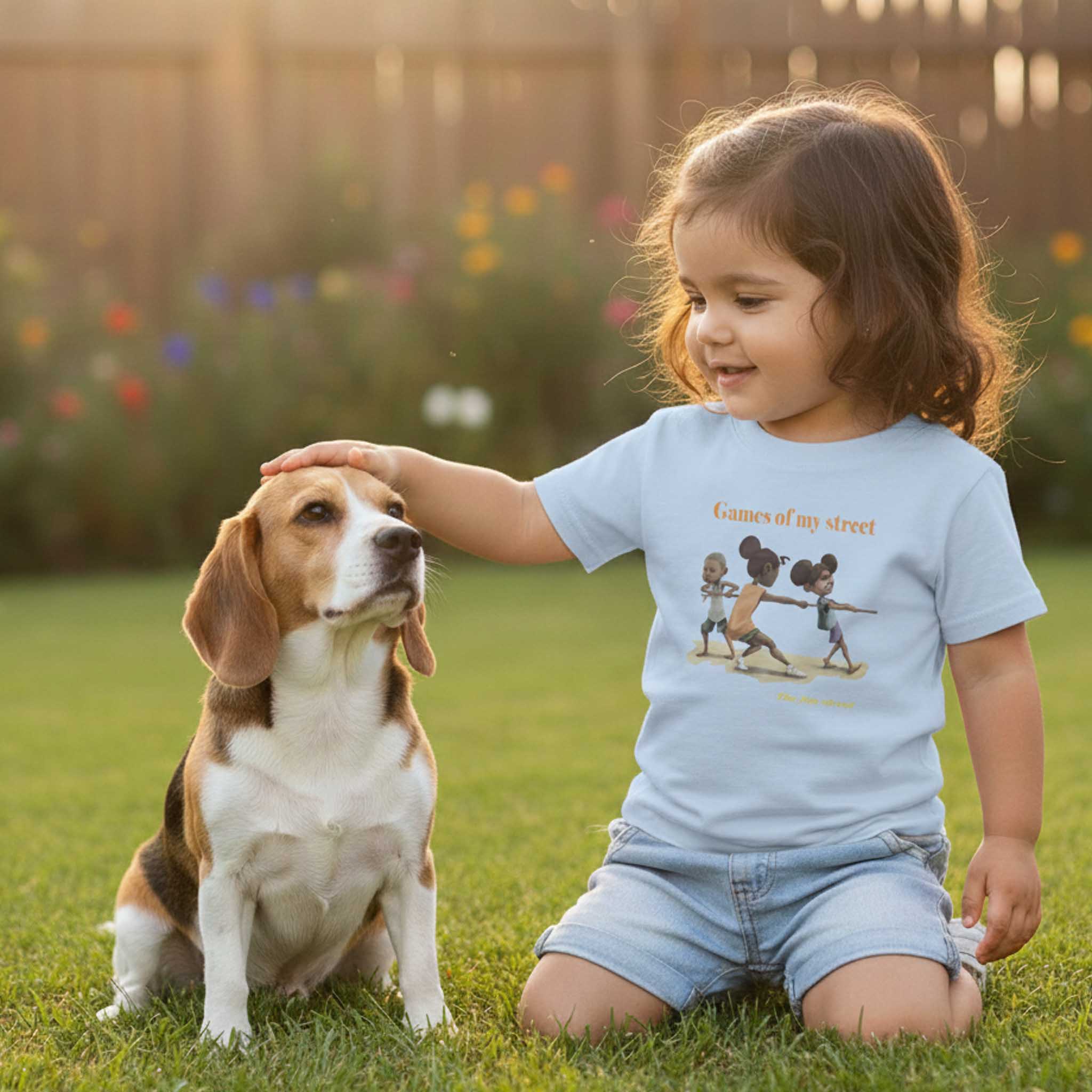 Team Spirit Tug of War Toddler Tee