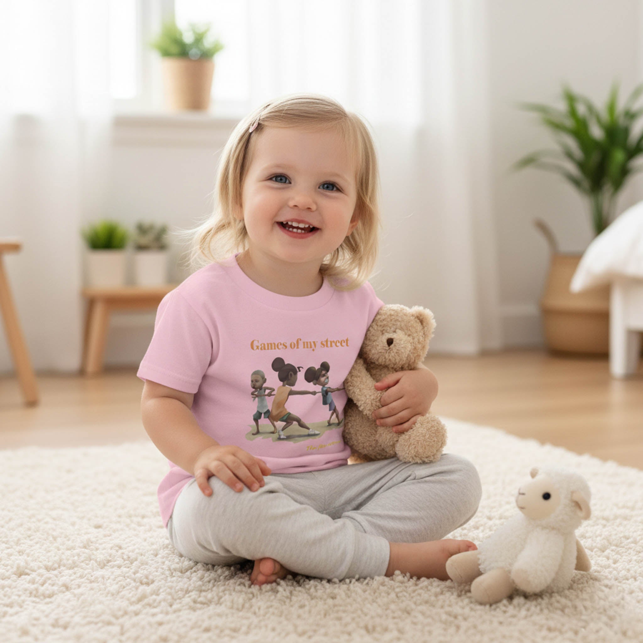 Team Spirit Tug of War Toddler Tee