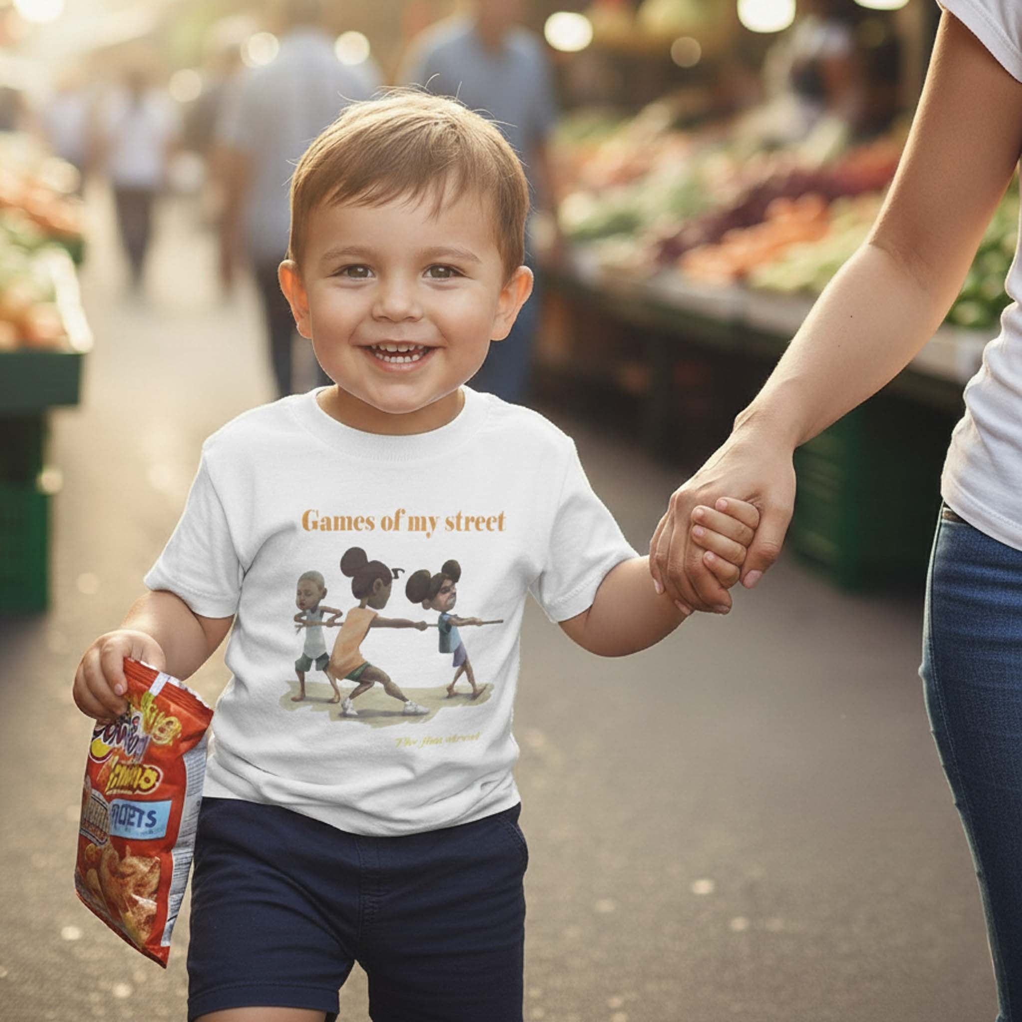 Team Spirit Tug of War Toddler Tee