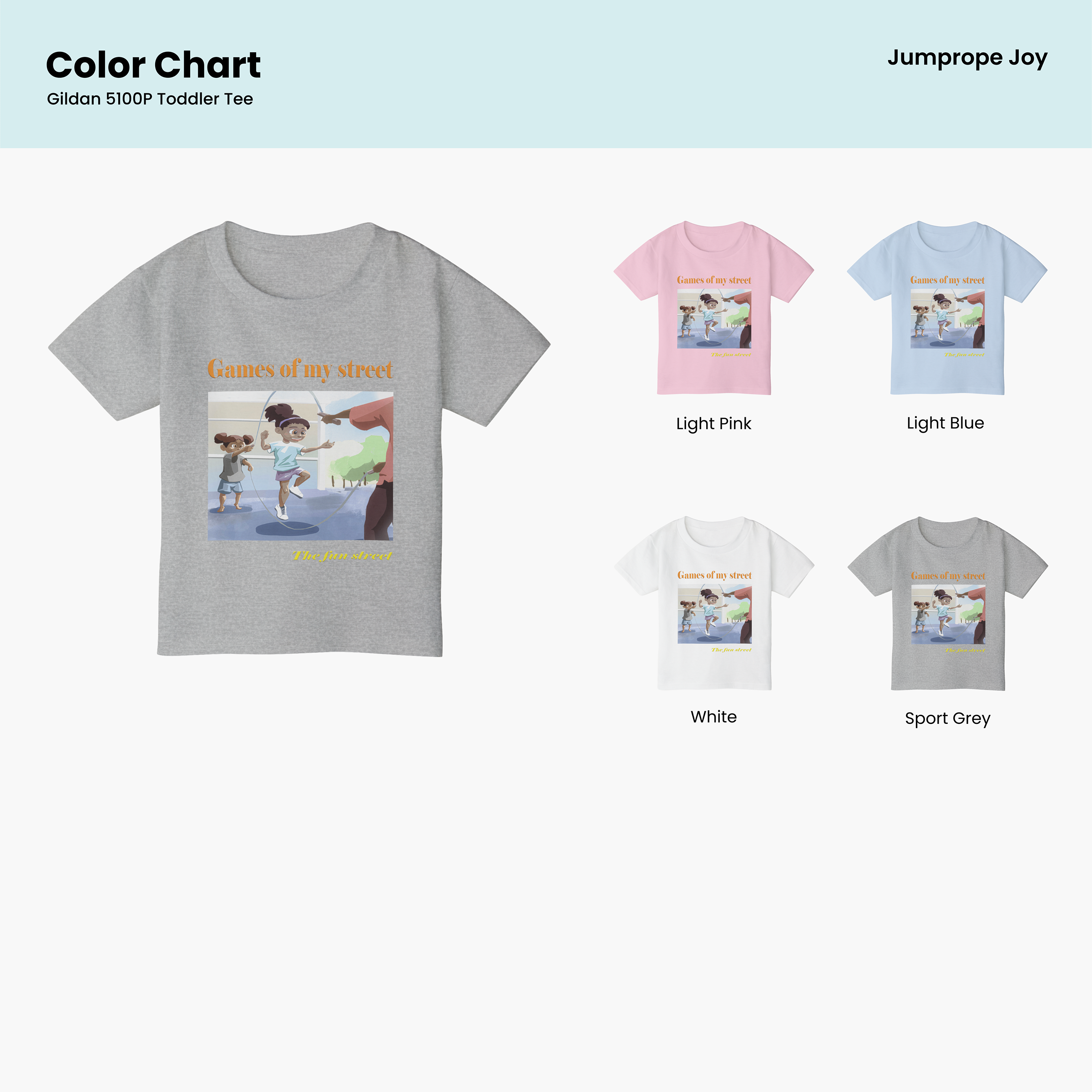 Jump Rope Joy Toddler Tee