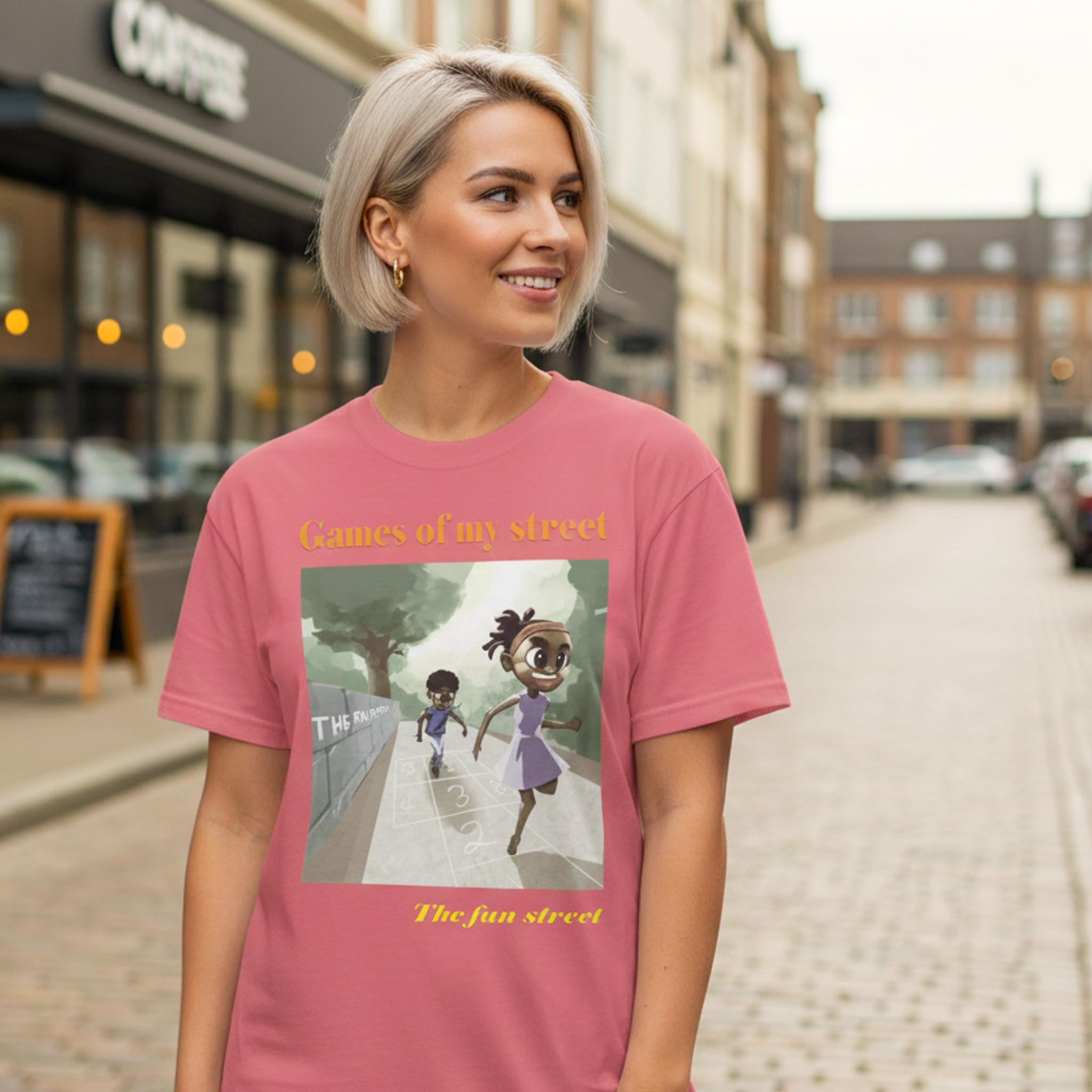 Hopscotch Morning Unisex Tee